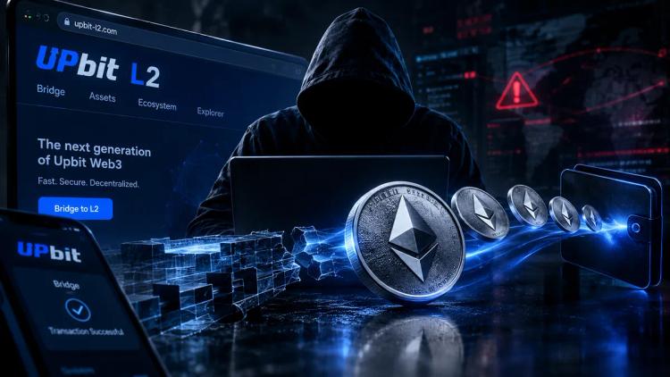 Мошенники создали поддельный Upbit L2 и украли 2 миллиона долларов в ETH.
