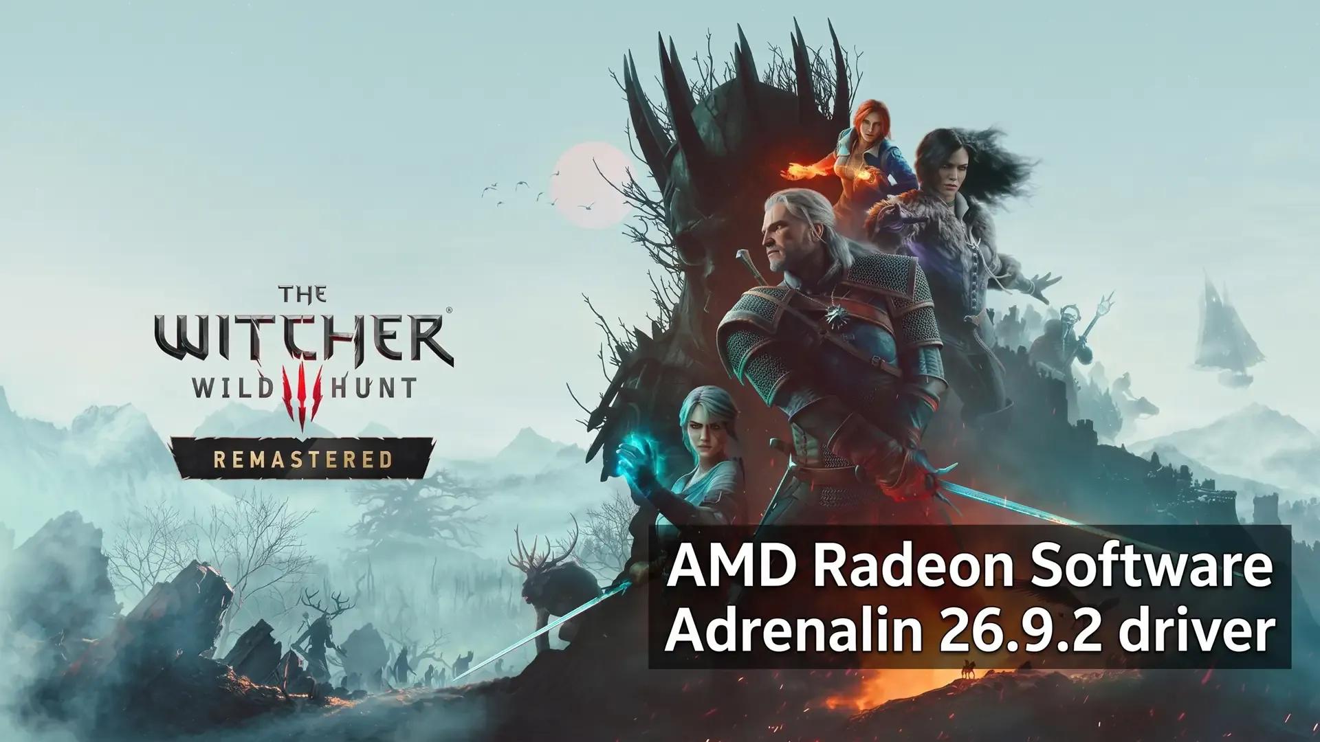AMD выпустила драйвер для The Witcher 3 Remastered после проблем с Radeon.