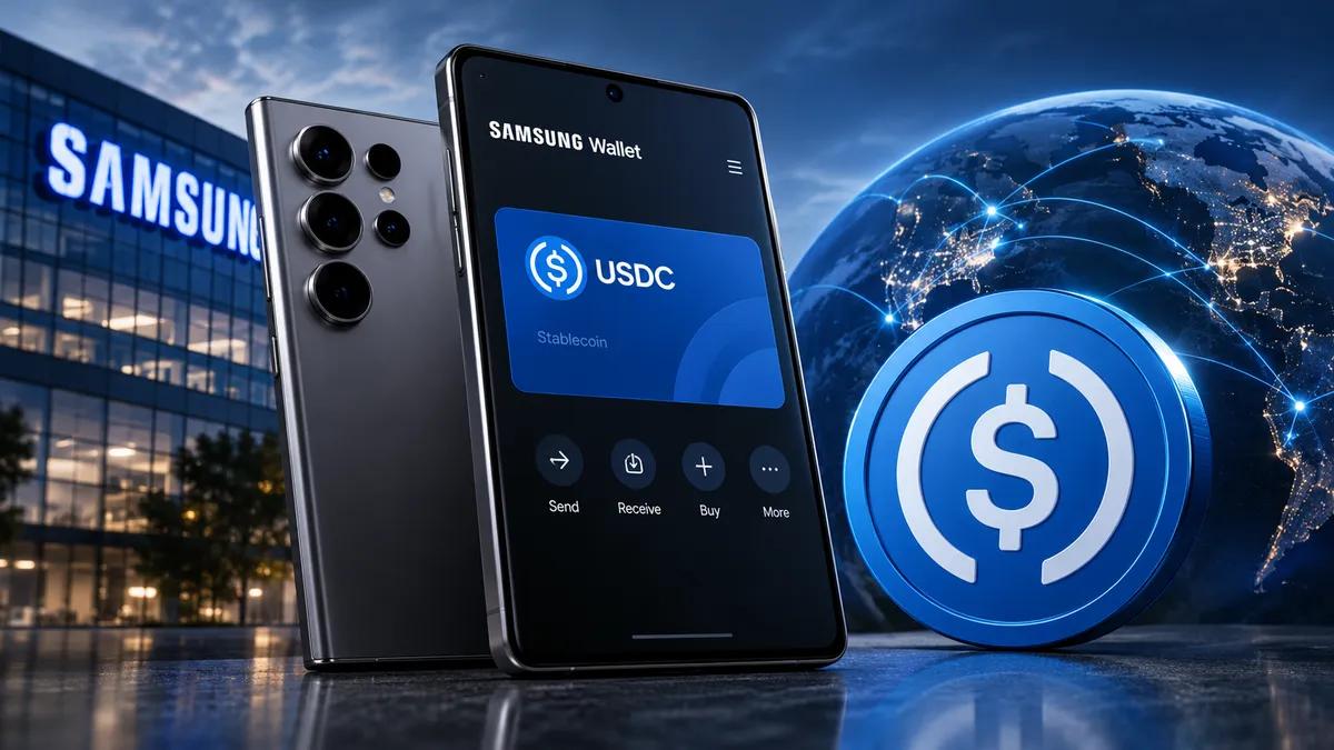 Компания Samsung устанавливает приложение USDC на 82 миллиона смартфонов Galaxy