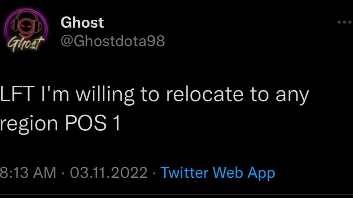 Ghost вслед за xNova объявил об уходе из Royal Never Give Up