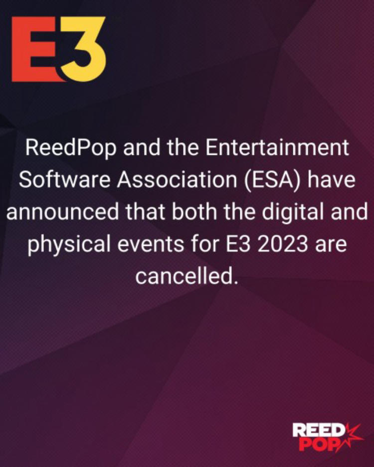 It has been announced that E3 2023 has been canceled. Photo 1