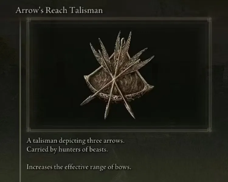 Elden Ring's Hidden Gem: Arrow's Reach Talisman Unveiled 1