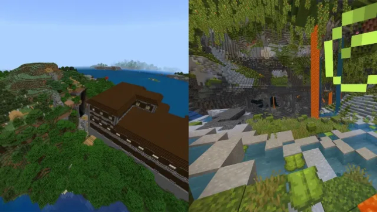 Unearth Minecraft's Hidden Treasures: 10 Bedrock Seeds for Epic Caves and Majestic Mountains in Version 1.20 7