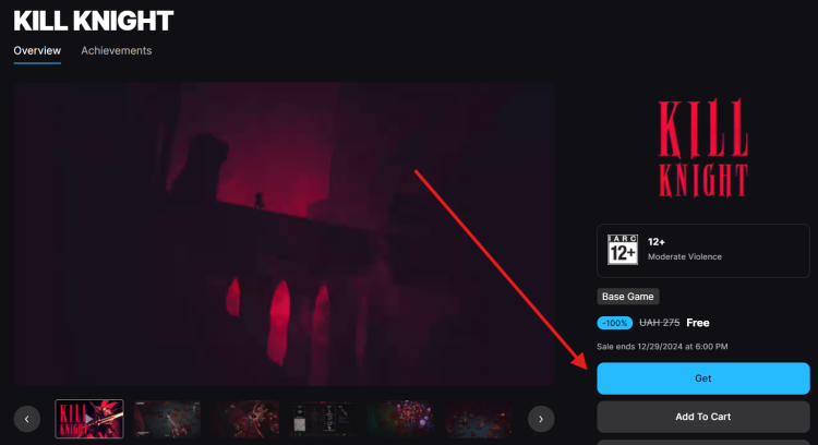 Получите Kill Knight бесплатно в рамках акции Epic Games Giveaway до 18:00 29 декабря! 2