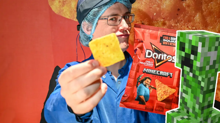 Doritos x Minecraft: сотрудничество для продвижения фильма Minecraft 1