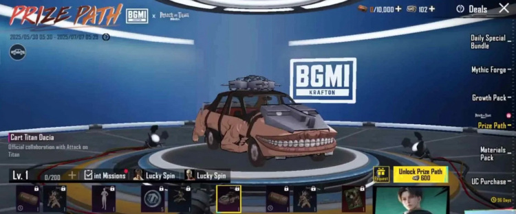 Событие PUBG Mobile x Attack on Titan: полное описание призового пути, наград и как присоединиться 1