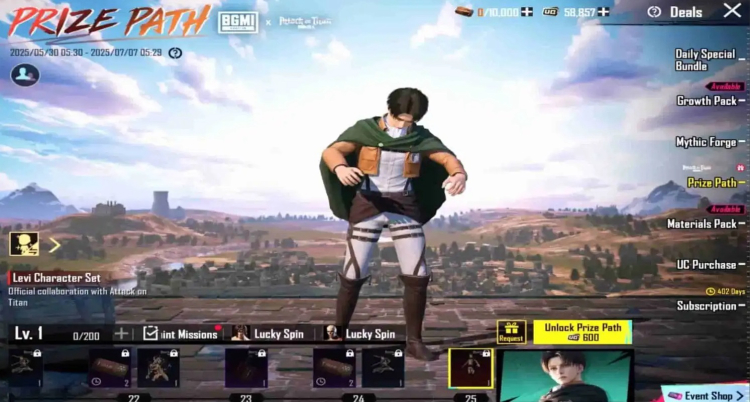 Событие PUBG Mobile x Attack on Titan: полное описание призового пути, наград и как присоединиться 2