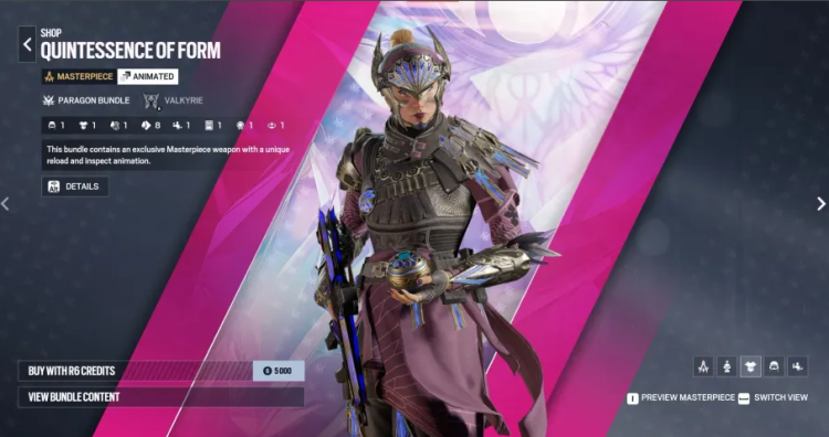 Valkyrie Paragon Bundle - первый мифический набор в Rainbow Six Siege 1