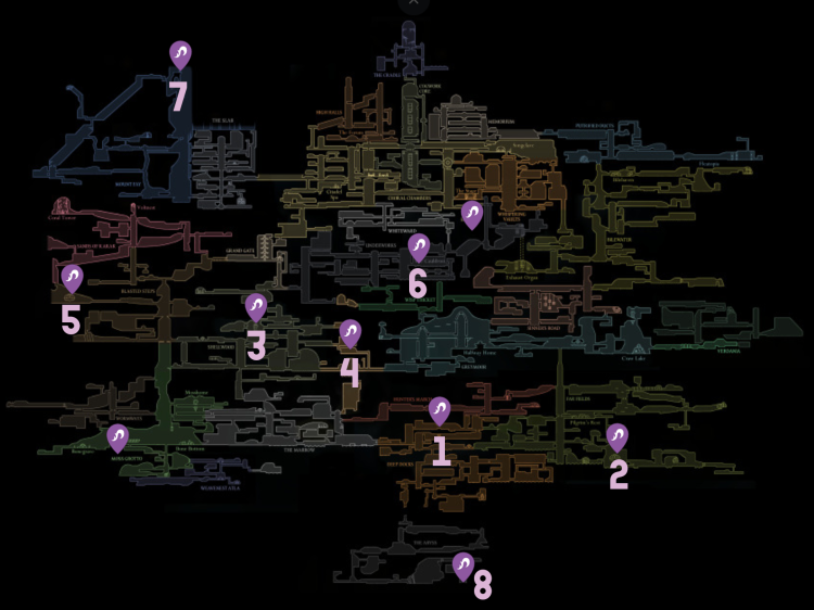 Where To Find Silksong Ability on The Map 1