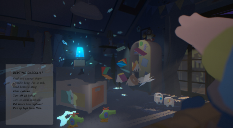 Goodnight Universe Review - Baby’s POV Indie-Game 3