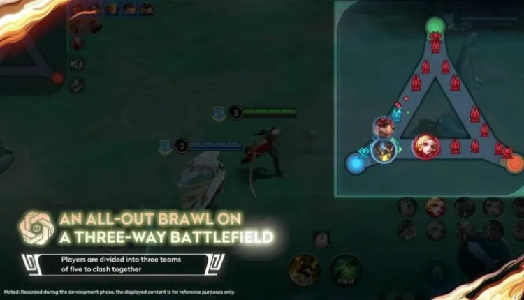 В 13-м рейтинговом сезоне Honor of Kings появился режим «Трехнационального столкновения» 1.