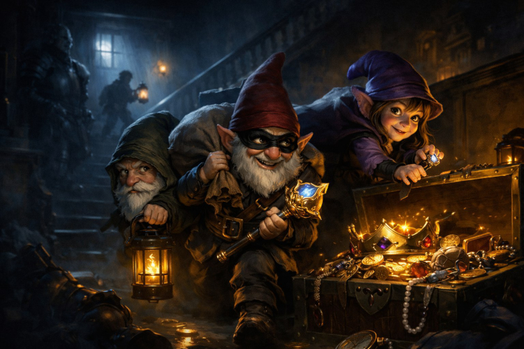 Вышла новая демоверсия Burglin’ Gnomes в Steam! 3