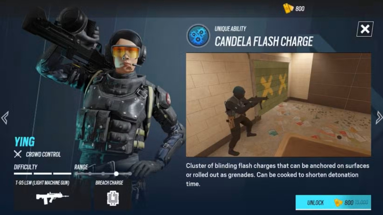 Рейтинг лучших операторов Rainbow Six Mobile (уровень 2)