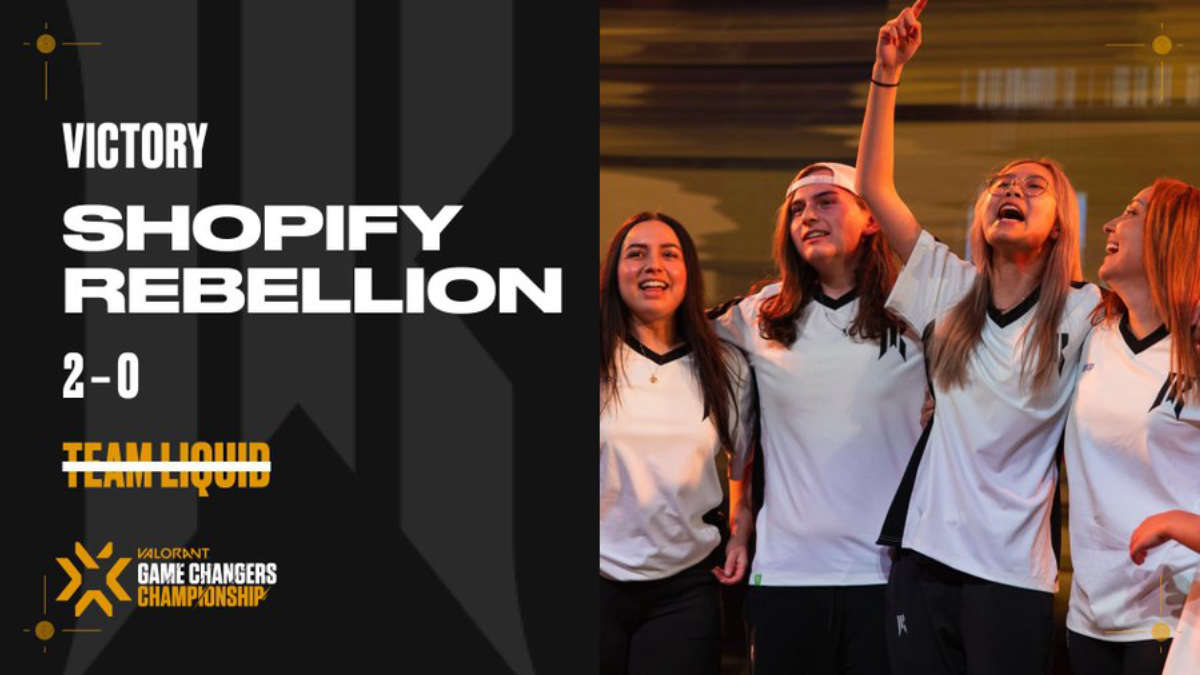 Shopify Rebellion GC вышла в гранд-финал VCT 2022: Game Changers Championship