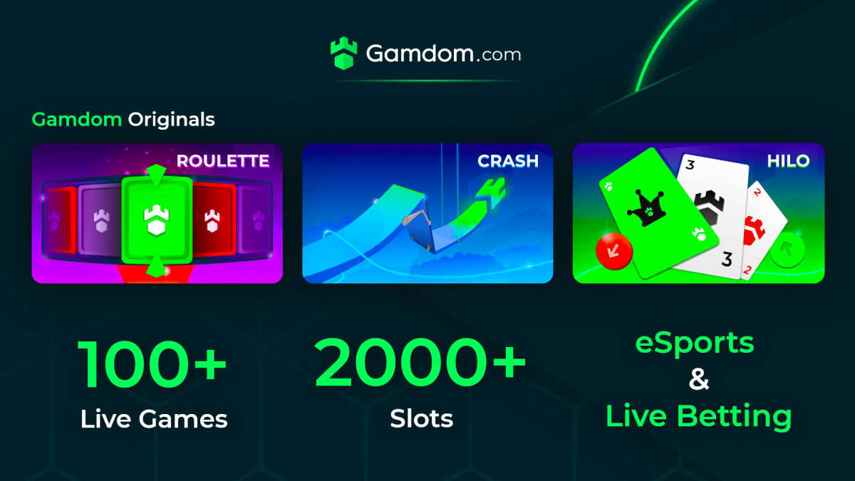 Gamdom — лучшее онлайн-казино для любителей азарта и киберспорта