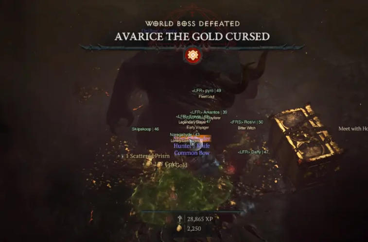 Unleash the Secrets: Conquer Avarice, the Gold-Cursed World Boss in Diablo 4!. Photo 2