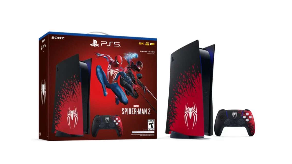 Консоль PS5 ограниченной серии и предварительные заказы на контроллер DualSense для игры Spider-Man 2 уже доступны для приобретения