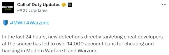 Activision уничтожила более 14 000 читеров в Call of Duty: Modern Warfare 2 и Warzone. Фото 1